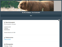 Tablet Screenshot of biobauerbartels.de